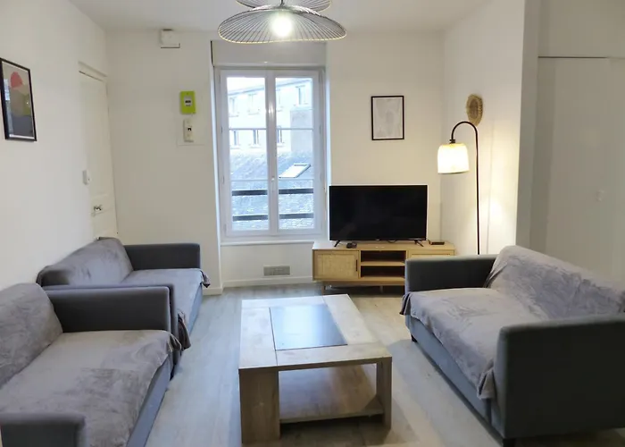 Viarme - Grand T4, 6 Pers Au Calme En Centre Apartmán *